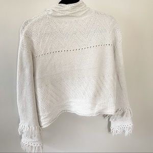 Turtleneck cropped sweater